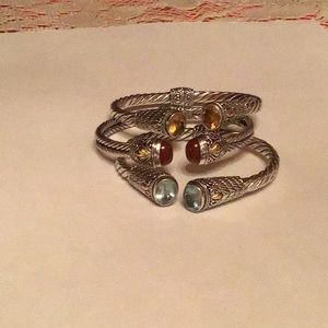 Lot of 3 Samuel B. Bangles Bali/Artisan crafted!!